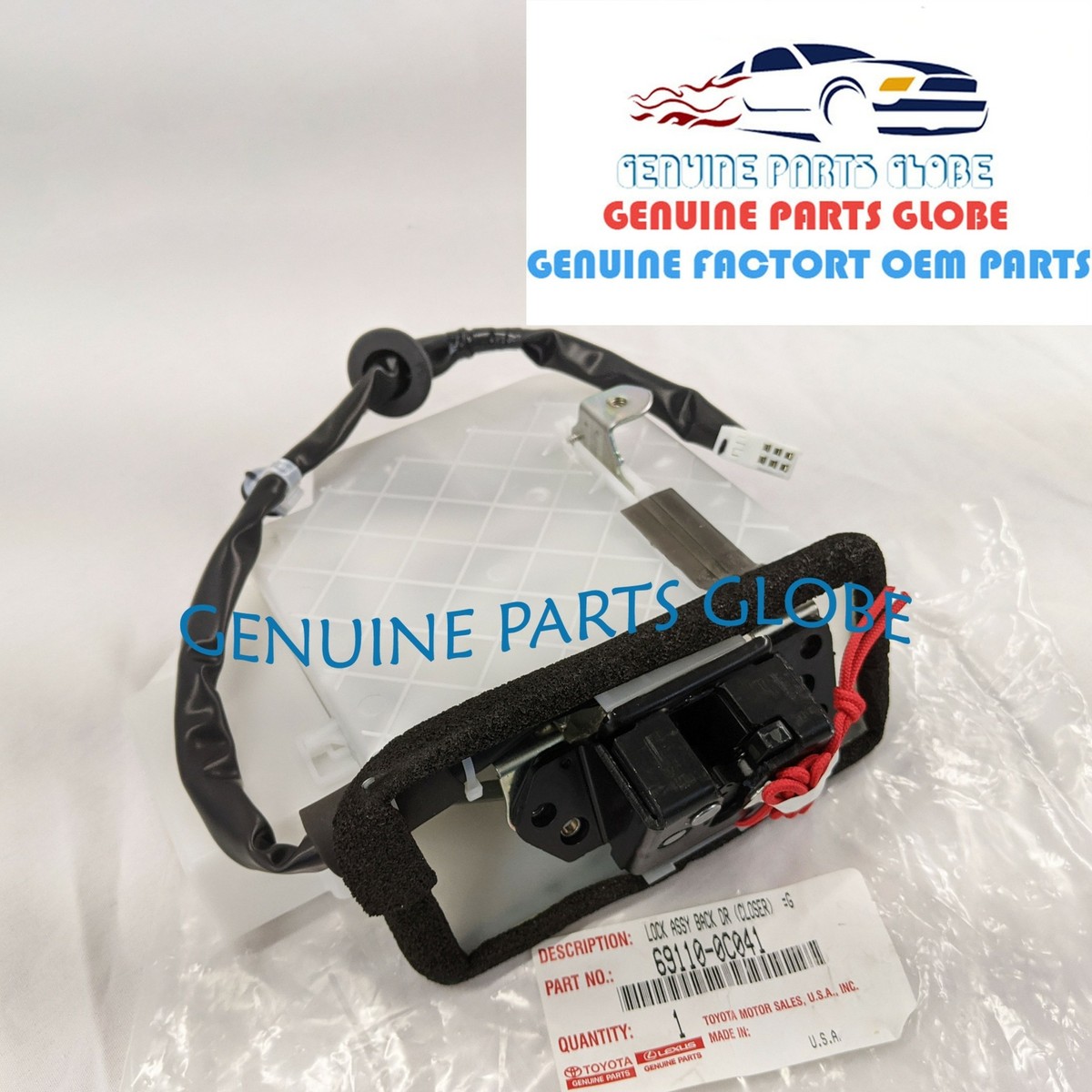 Joie　0205 GENUINE TOYOTA 08-22 SEQUOIA REAR BACK DOOR LOCK WITH POWER