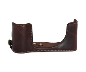 Half Shell Fujifilm X M1 X A1 X Pouch Leatherette Coffee Cc1764c Ebay
