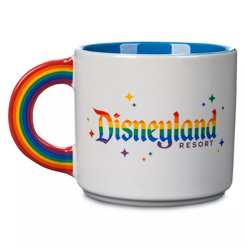 2024 Disney Pride Collection Disneyland Mickey Mouse Pride Rainbow Mug 17 oz NIB - Picture 10 of 11