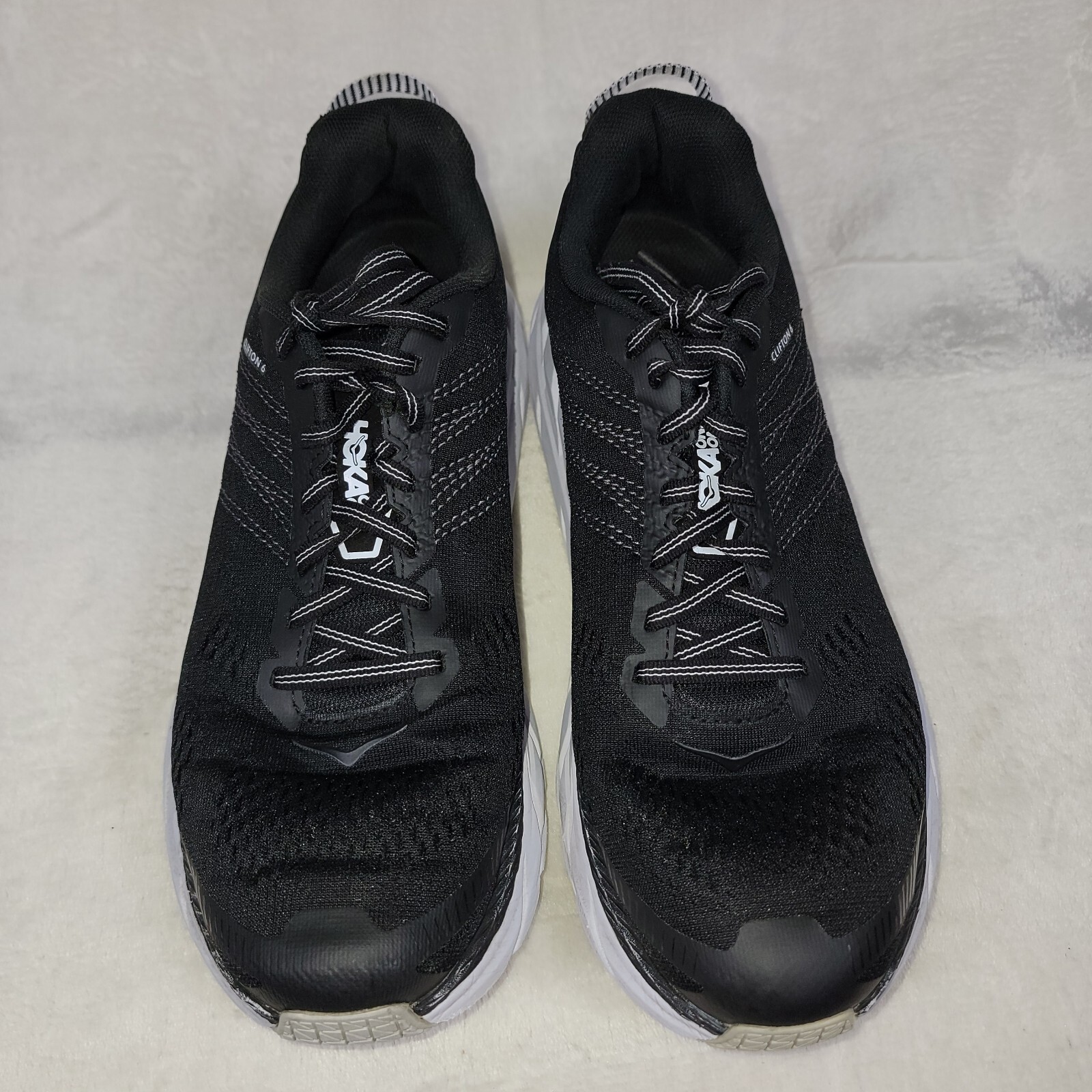 Hoka Womens Clifton 6 Running Shoes Black Size 8.5