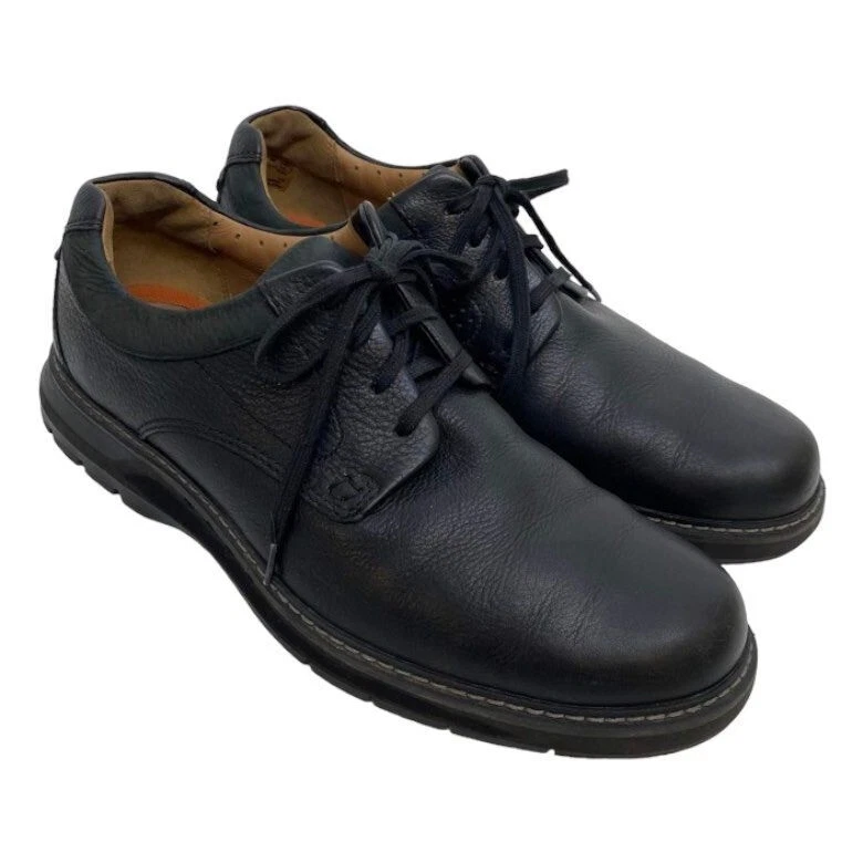 Clarks Un Ramble Lo Size 12 W Leather Oxford Casual Dress Shoes Lace Up Men s