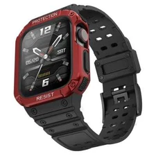 For Apple Watch Band+Case Series 9 8 7 6 5 38 40 41 Rugged Strap iWatch