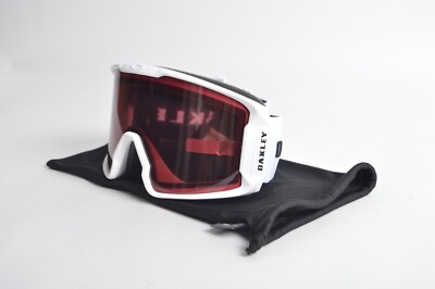 NWOB Adult Oakley Line Miner Goggles $166 M matte white frame
