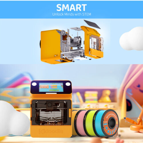 Kidoodle MiniBox A1 3D Drucker für Kinder 600mm/s schneller Druck Sicherheit einfache Bedienung - Bild 5 von 14