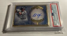 Andrew Vaughn PSA 10 POP 1 🔥 2020 Bowman Transcendent #/25 Auto Gold-Framed