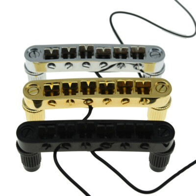 LP Tune-o-Matic Piezo Bridge Pickup Piezo Guitar Bridge for Epi LP