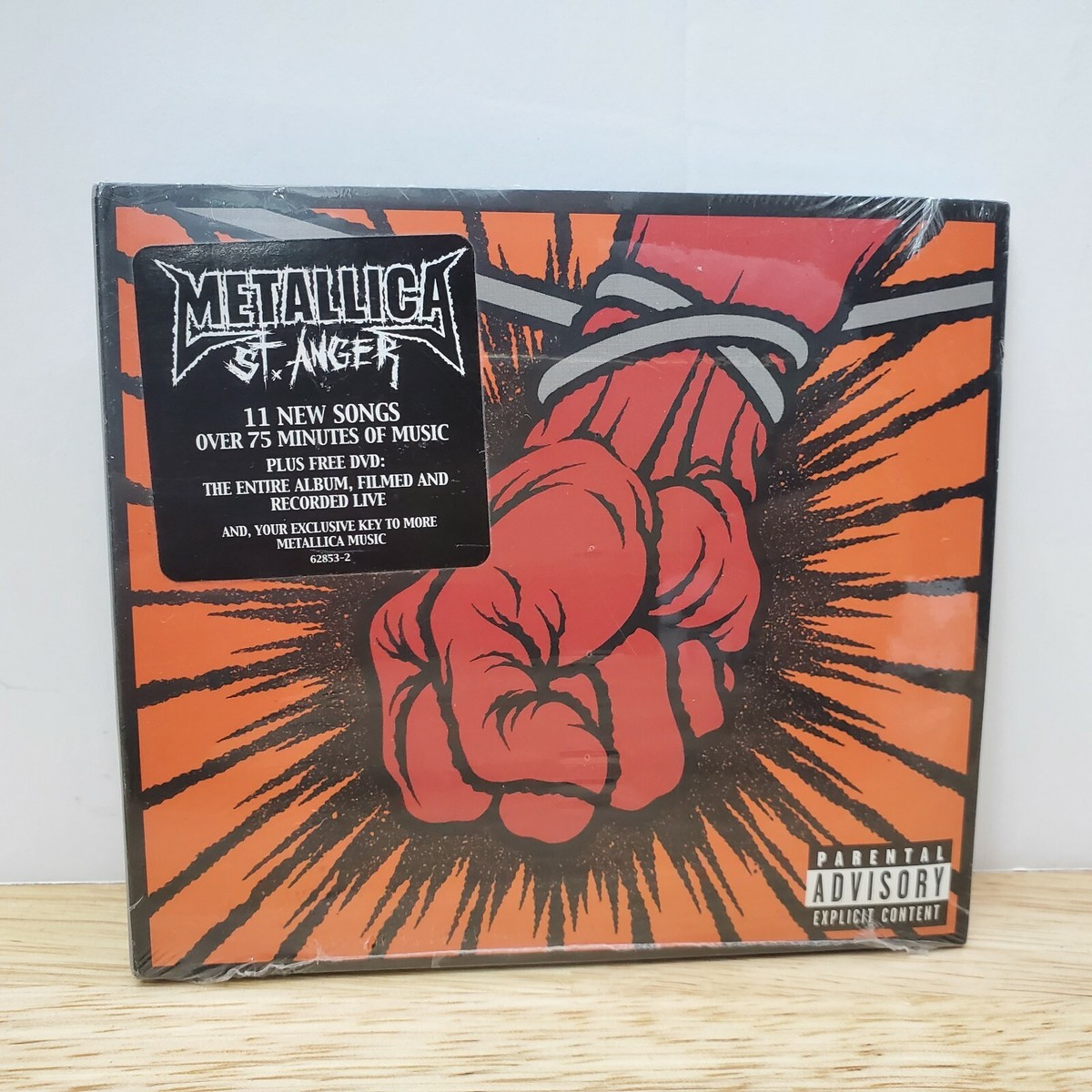 St. Anger by Metallica CD & Bonus DVD Explicit Sealed 75596285322