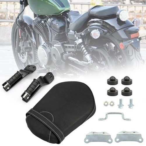 Passenger Seat Foot Peg Footrest Bracket Set For Yamaha Bolt XVS 950 R