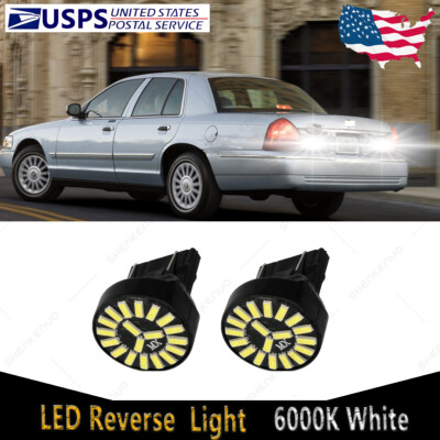 3156 LED Backup Reverse Light Bulbs 4X 6000K For MERCURY Grand