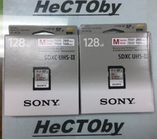 Sony 128GB SD SDXC Memory Card Read 260MB/s Class 10 U3 4K UHS-II SF-M128 AU