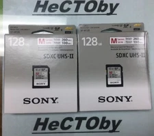 Sony 128GB SD SDXC Memory Card Read 260MB/s Class 10 U3 4K UHS-II SF-M128 AU