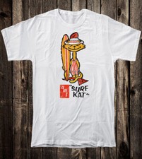Hot Rod T Shirt 100% Cotton Vtg Art Speed Shop AMT Model Kit Surf Cat