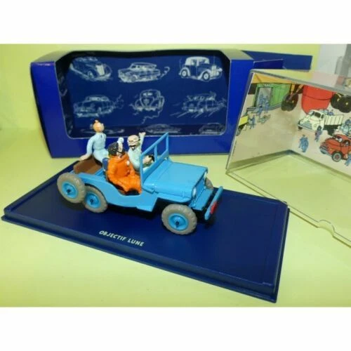 Voitures de tourisme miniatures tintin
