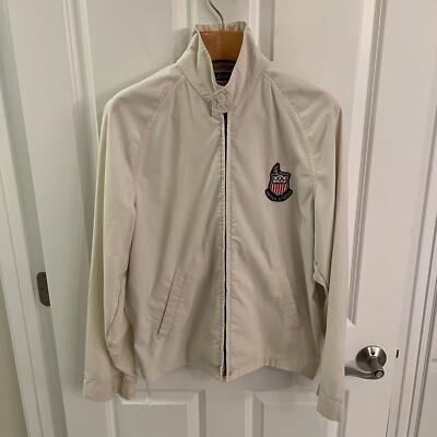 US Olympic Team USA Lakeland Pimasheen Full Zip Jacket Ivory Men Large 1960s 60s