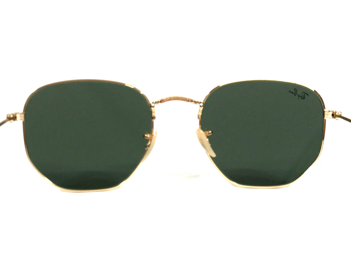 NWT Ray-Ban Hexagonal Gold Frame Green Lens Women\'s Sunglasses Ray-Ban RB3548 001 51 Hexagonal Sunglasses - Gold Frame  main image 3