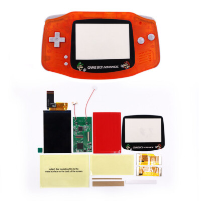 GBA 3.0INCH IPS Backlight LCD KIT For Game Boy Advance GBA mari bros LENS
