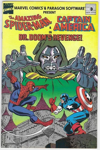 AMAZING SPIDERMAN & CAPTAIN AMERICA DOOMS REVENGE 0 1989 PARAGON GIVEAWAY PROMO