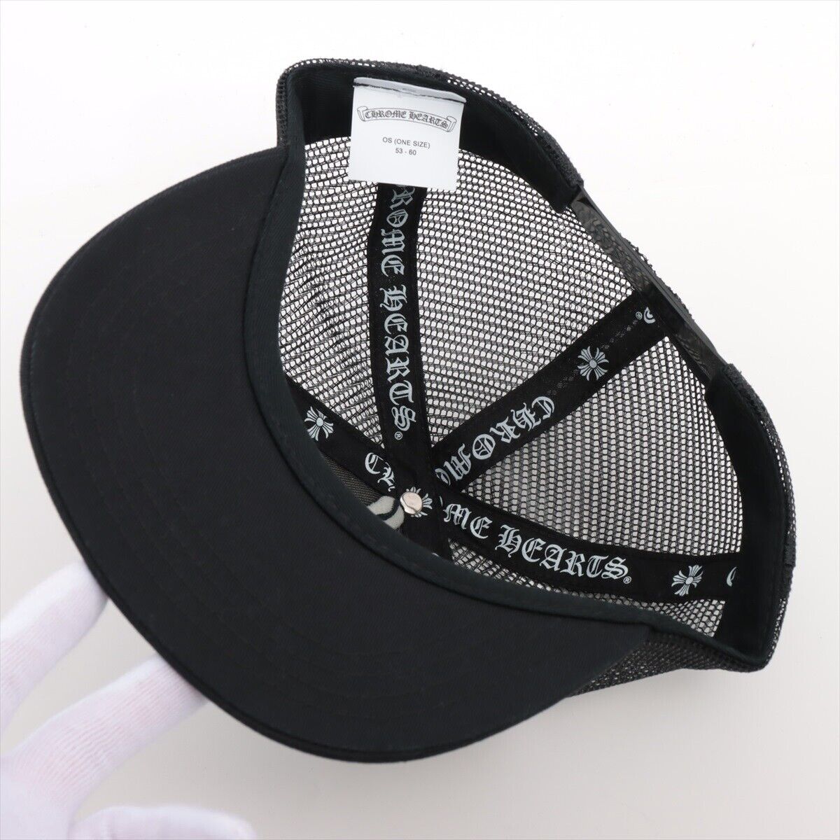 Chrome Hearts Trucker Cap Cotton & Polyester ONE SIZE 53-60 Chrome Hearts Trucker Cap Cotton & Polyester ONE SIZE 53-60