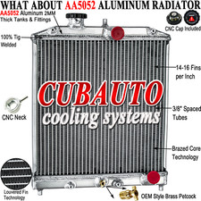 4 Row Aluminum Radiator For 92-2000 94 Honda CIVIC EG EK/DEL SOL/INTEGRA B16 B18