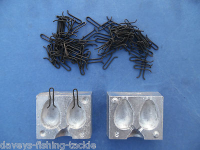 2-in-1 Dumpy Pear Lead Weight Mould - For Making Your Own Carp Fishing Leads & Tackle