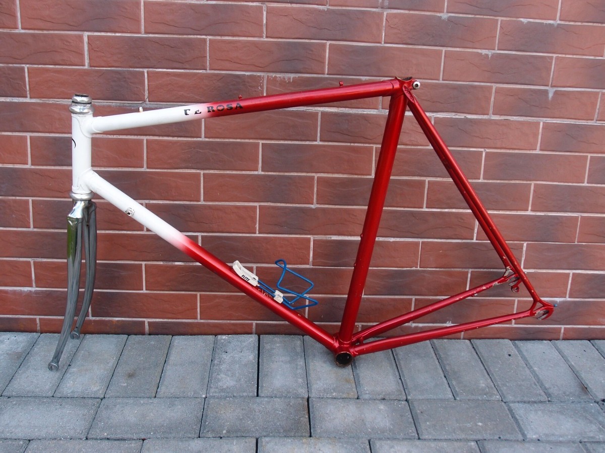 steel road bike racing frame set Tomas Columbus dropout 56 cm