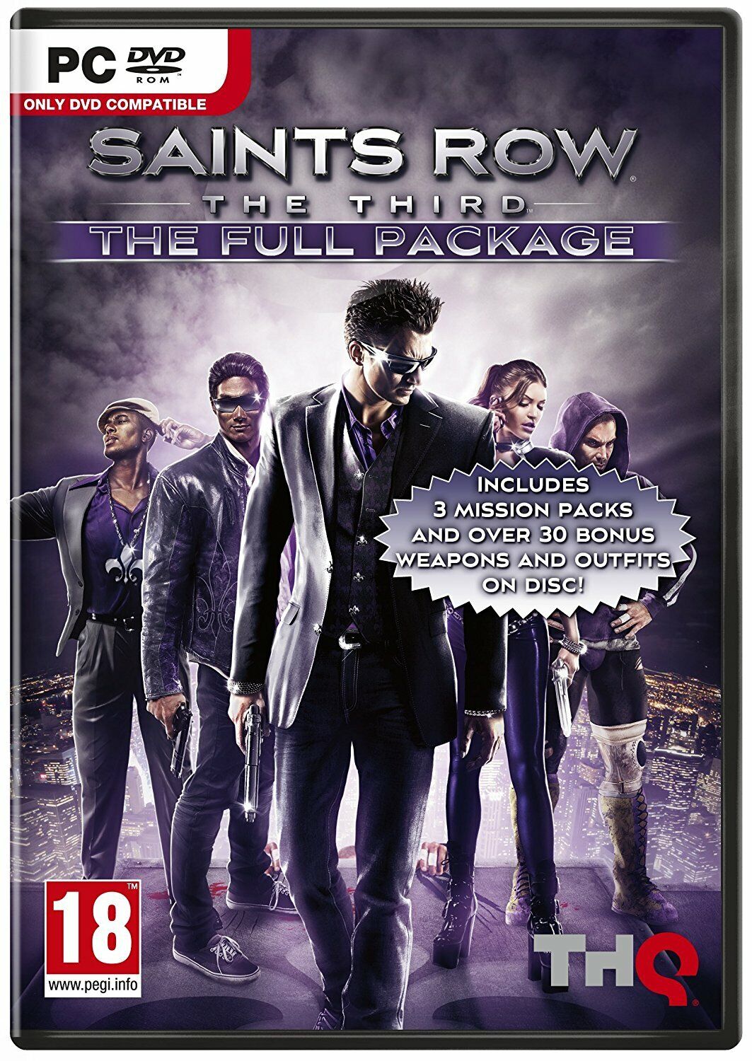 Saints Row The Third: The Full Package PC Game - Over 30 Bonus Weapons &  Outfits