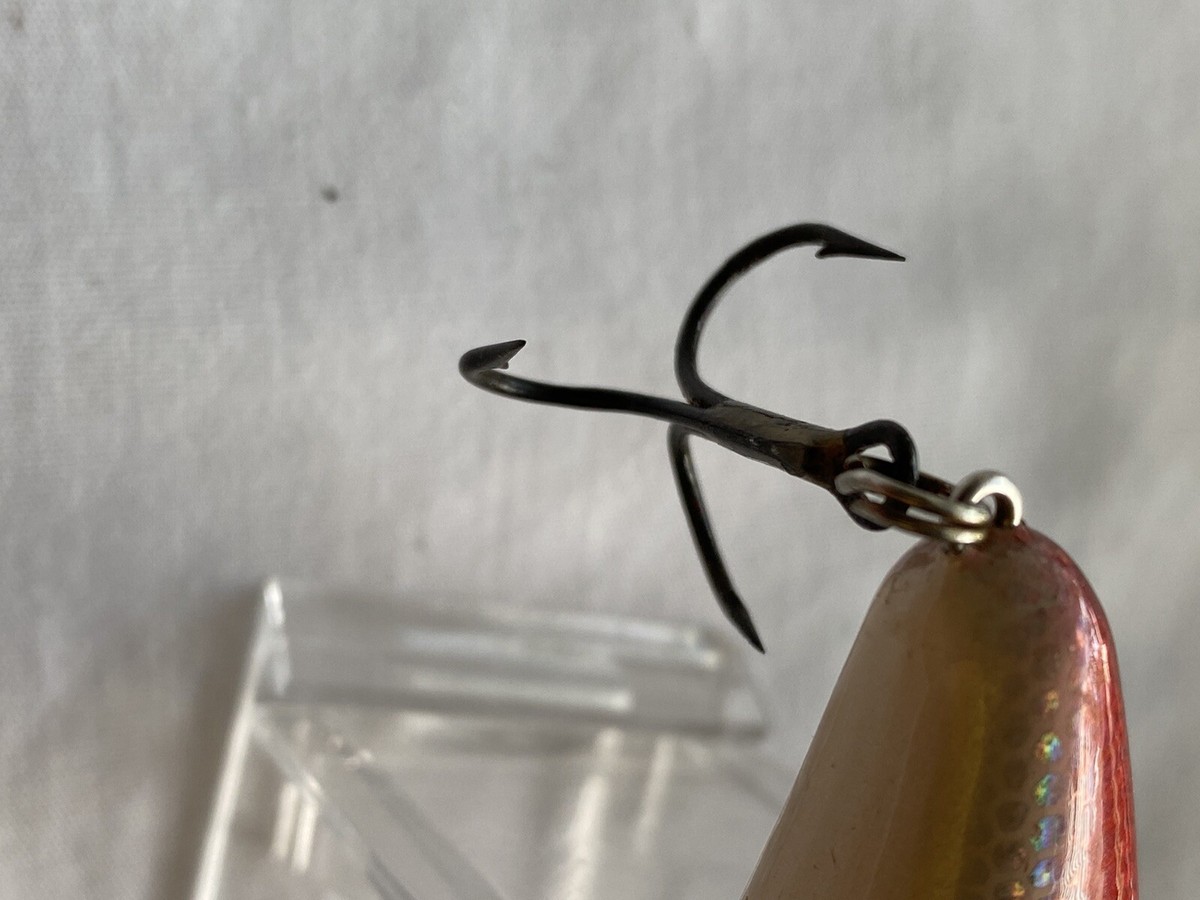 Vintage Excalibur Bill Dance – Crankbait Fat Free Shad 3” Couleur Red Shad – Leurre De Pêche