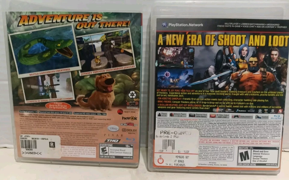 PlayStation 3 Game Lot of 2: Borderlands 2 & UP -Complete In Box & Great Shape  - Image 2 of 4