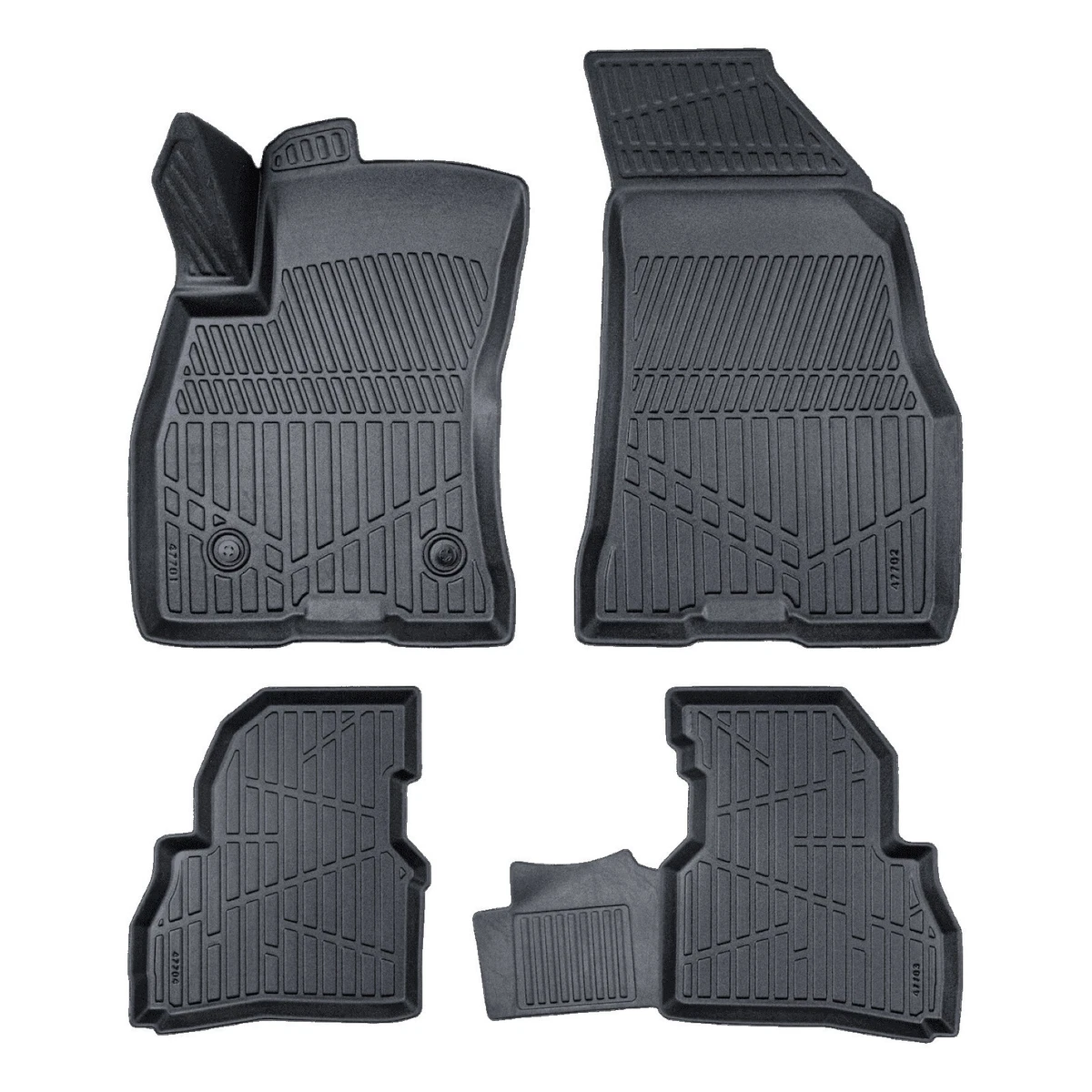 Tappetino Beige su Misura Fiat Doblo III: Comfort Velluto Premium