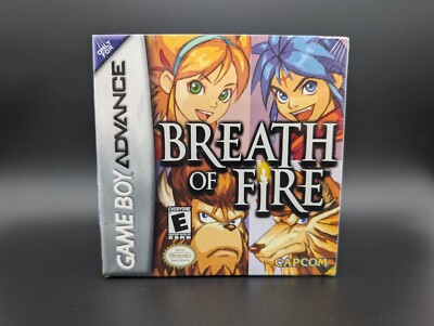 Breath Of Fire Nintendo GBA Brand New Factory Sealed - Has Some Wear