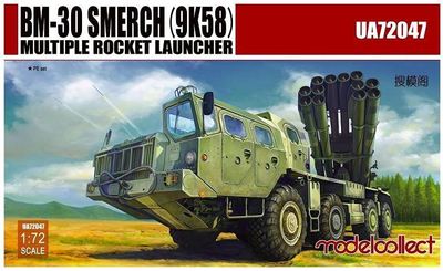 ModelCollect 1/72 UA-72047 Russia BM-30 SMERCH (9K58) Multiple Rocket Launcher