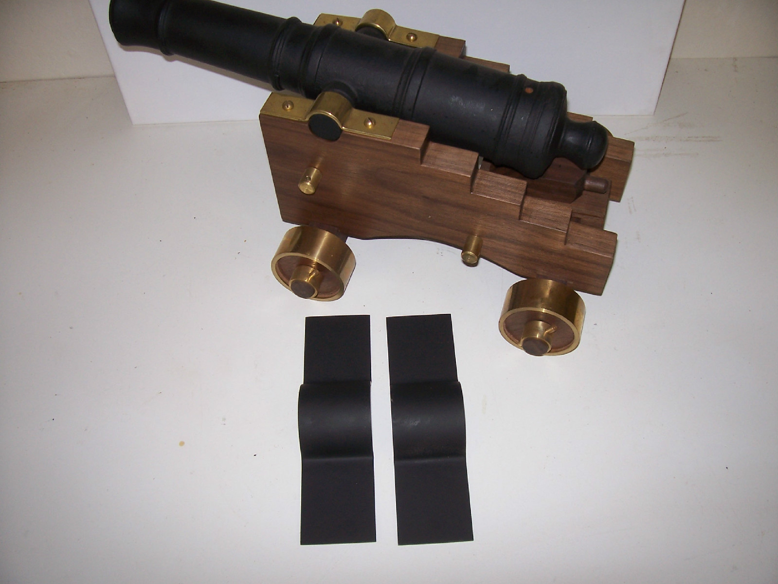 Black Powder Signal Cannon Barrel Cap Square Carriage Trunnion Clamp 1