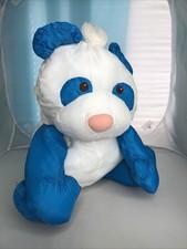 Vintage Fisher Price Puffalump Panda Wild Thing Blue And White 1987 Kids Toys