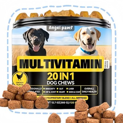 20-in-1 Dog Multivitamin with Glucosamine & MSM, Healthy Boost & Overall Natural