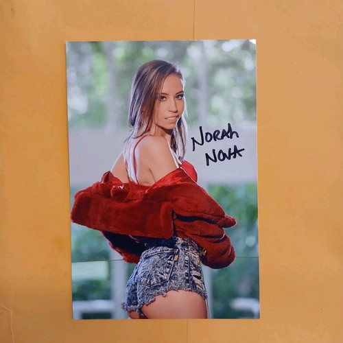 Pornstar Nora Nova Autographed 4x6 Photo Nude | eBay