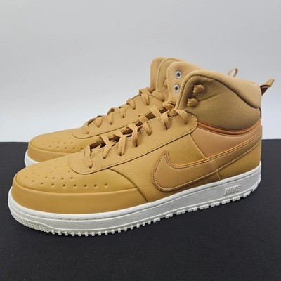 Men's Nike Court Vision Mid Winterized Sneaker Boots - Elemental Gold DR7882-700