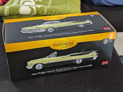 Dodge Custom Royal Lancer 1959 Sun Star 1:18 Open Convertible Sunstar Platinum 