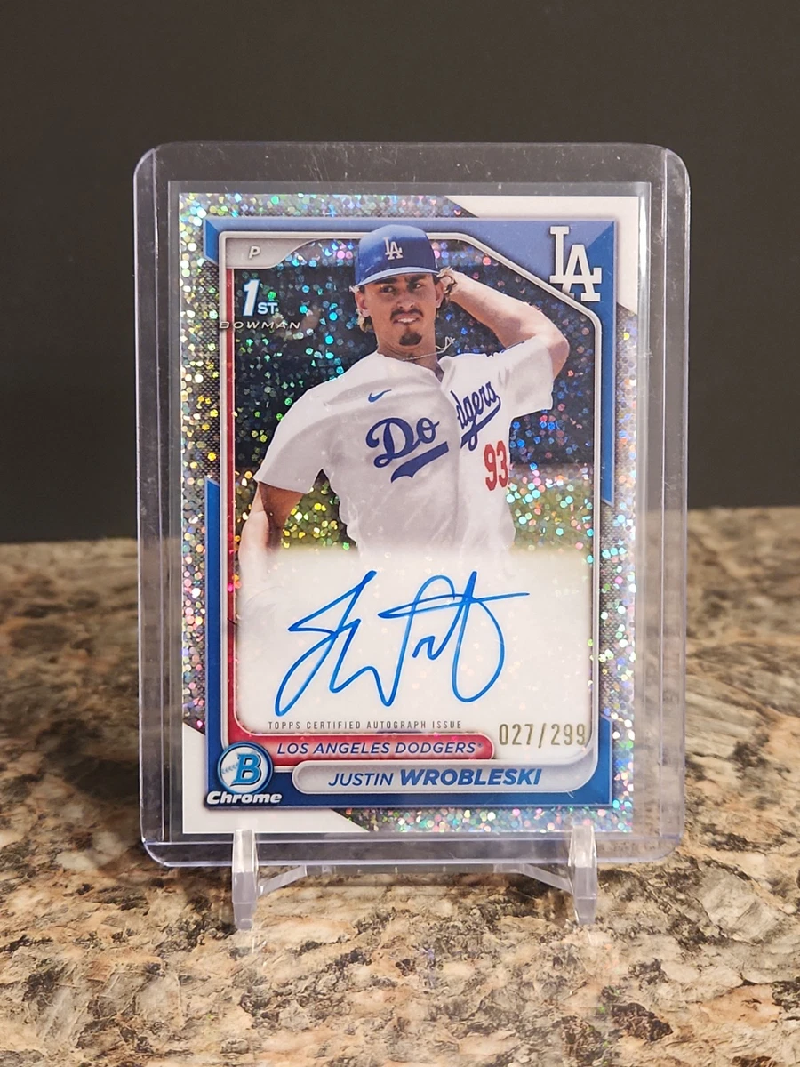 Bowman Los Angeles Dodgers Baseball Sports Autographed Trading