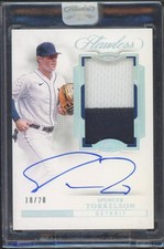 2022 Panini Flawless Patch Autographs #PA-ST Spencer Torkelson 18/20