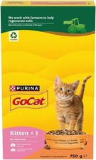 High-Quality Chicken, Turkey & Milk Dry Food for All Breed Kittens - 3750g Pack 6.18 per kilo