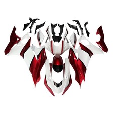 Injection White Red Bodywork For Yamaha YZF-600 R6 2017 - 2021 ABS Fairings Kit
