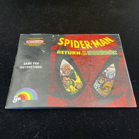 Spider-Man: Return of the Sinister Six (NES) Authentic Untested Secure Shipping