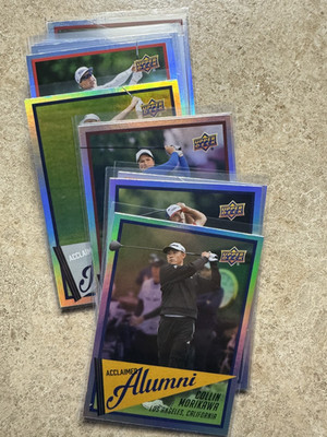 2026 Upper Deck Golf Acclaimed Alumni Lot (14) MORIKAWA HOVLAND HOMA HOGE ++