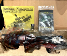 Instant Fisherman 11" to 50" Portable Black Folding Fishing Kit- NEW IN BOX