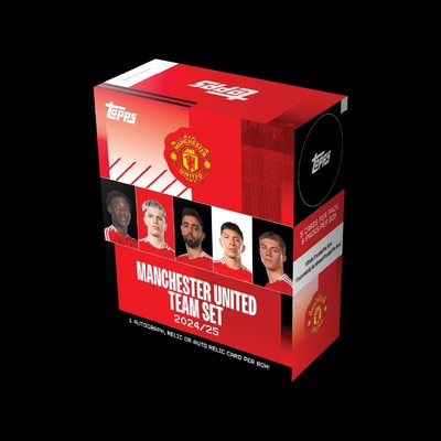 Topps Manchester United Official 2024/25 Team Set Box • Sealed 