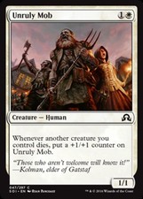 Unruly Mob~047/297~LP~Shadows Over Innistrad~MTG