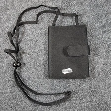 American Tourister Travel Neck Wallet Organizer Passport ID Holder Black