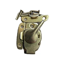 Vintage 2 Ives Metal Double Hung Window Sash Latch Locks & Screws Gold