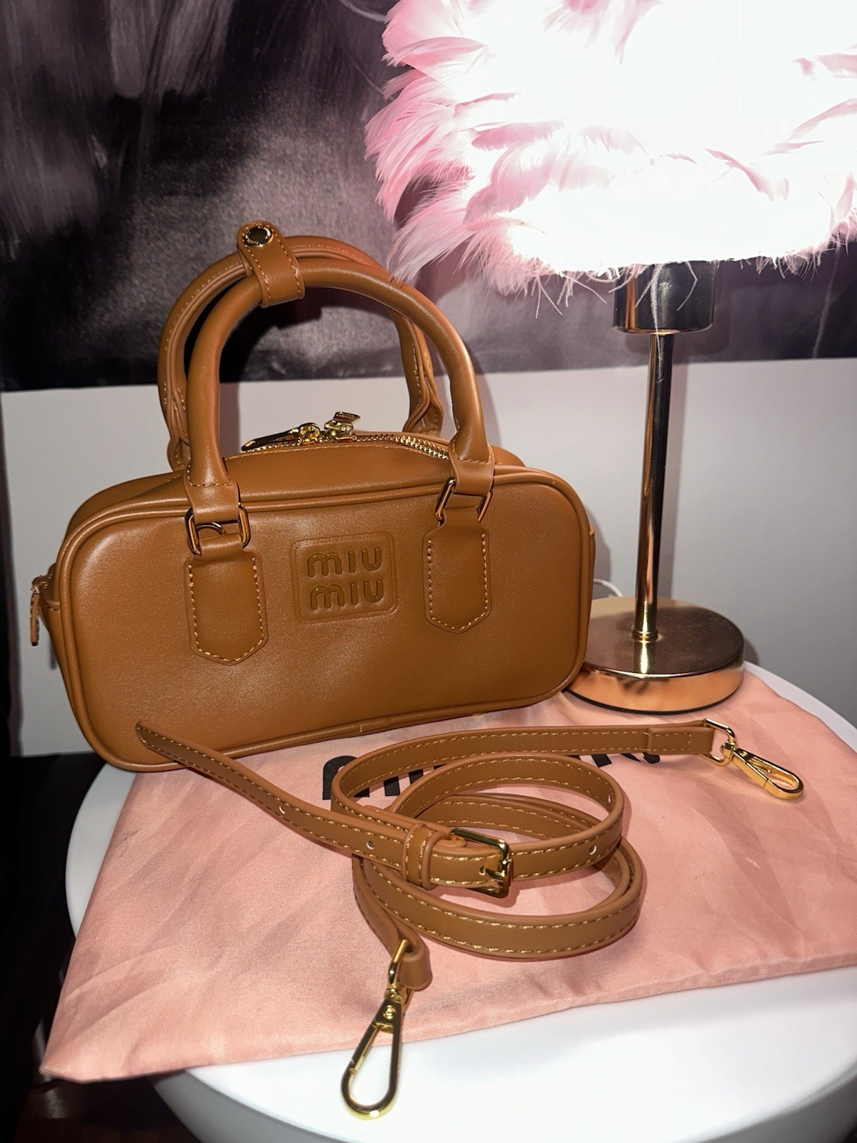 Borsa Miu Miu Arcadie Pelle