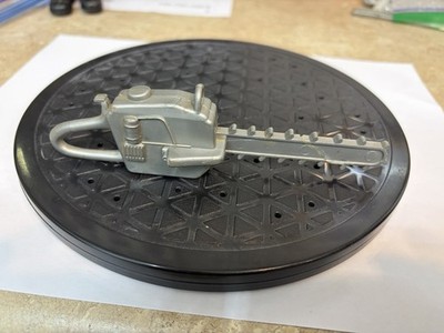 GI Joe Command Para Drop All Silver Chainsaw Vintage Hasbro Late Issue